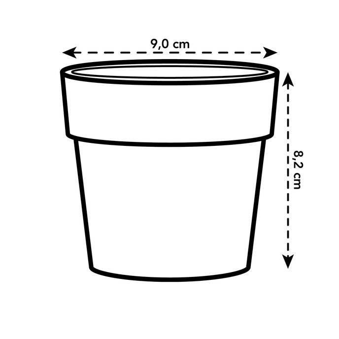 b.for original rond mini 9cm bleu pigeon